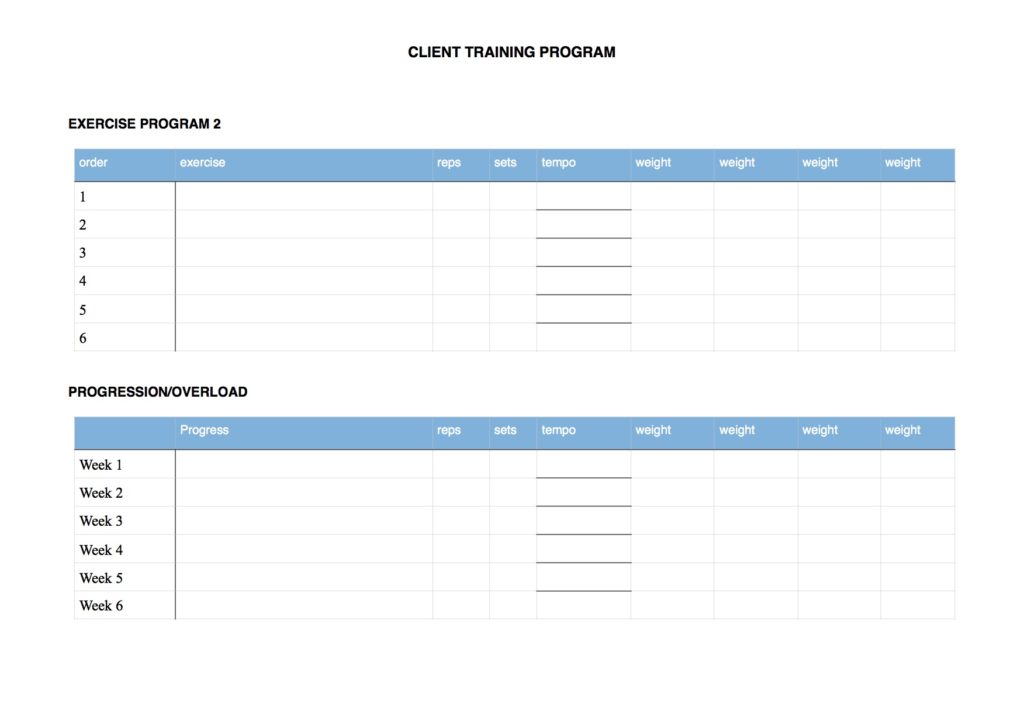 Client Training Template 2