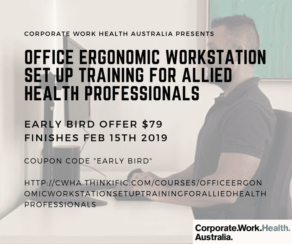 Corporate Work Health Australia Presents Online Workstation Ergonomic Training For Health Professionals